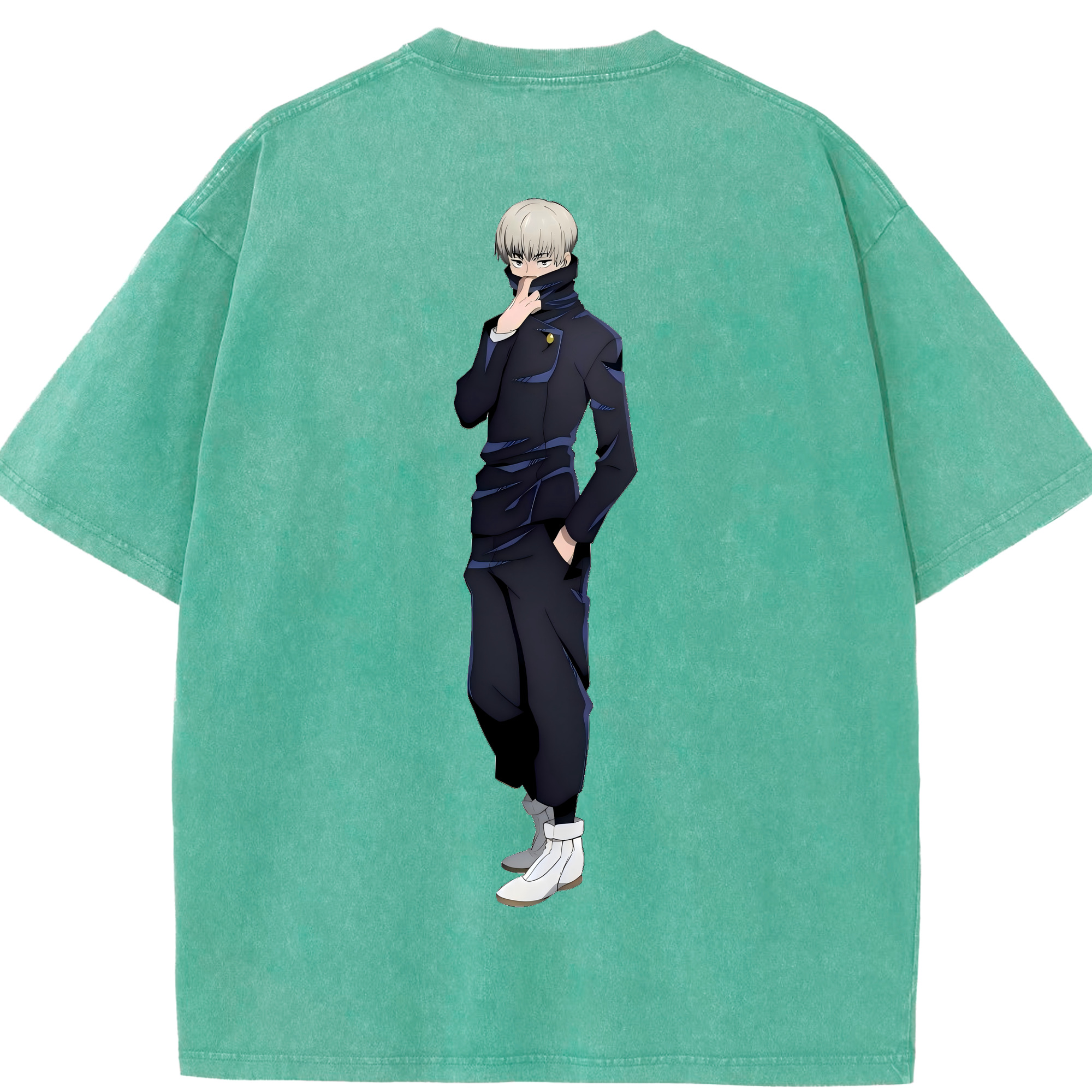 （画像用） 呪術廻戦 Jujutsu Kaisen 綿100% ヴィンテージ風 半袖Tシャツ（背面プリント）
